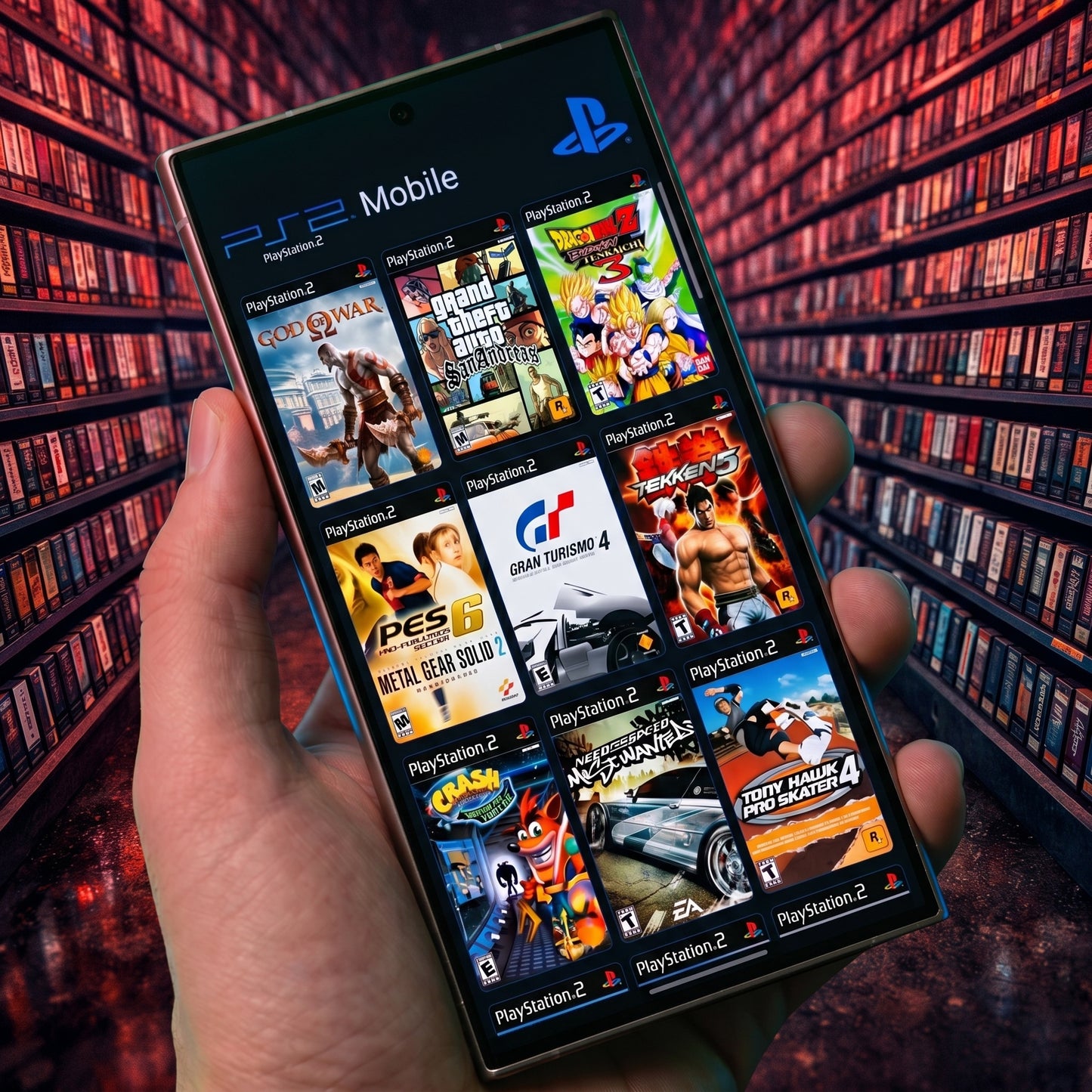 LA NAVE RETRO - PS2 MOBILE